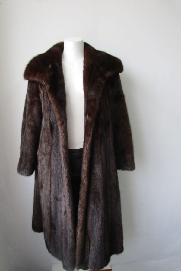 Women's Sz 8 MINT Demi-Buff Canadian Mink Fur Coat Woman - Image 2