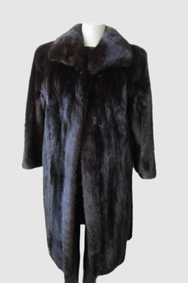 Women's Sz 10 Dark Ranch Mink Fur Coat Mint CLEARANCE SALE!