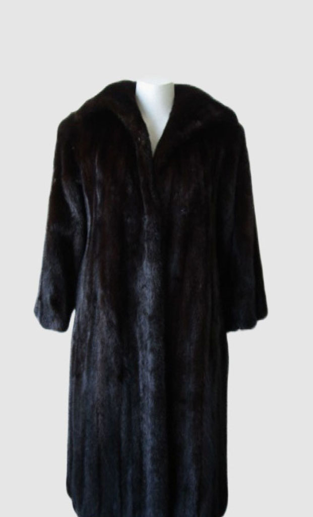 Mink Fur Coat Mint+ Sz 8 Dark Ranch Women's