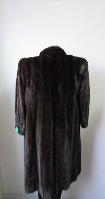 Mink Fur Coat SUPERB Dark Ranch Women's 12 - Image 5