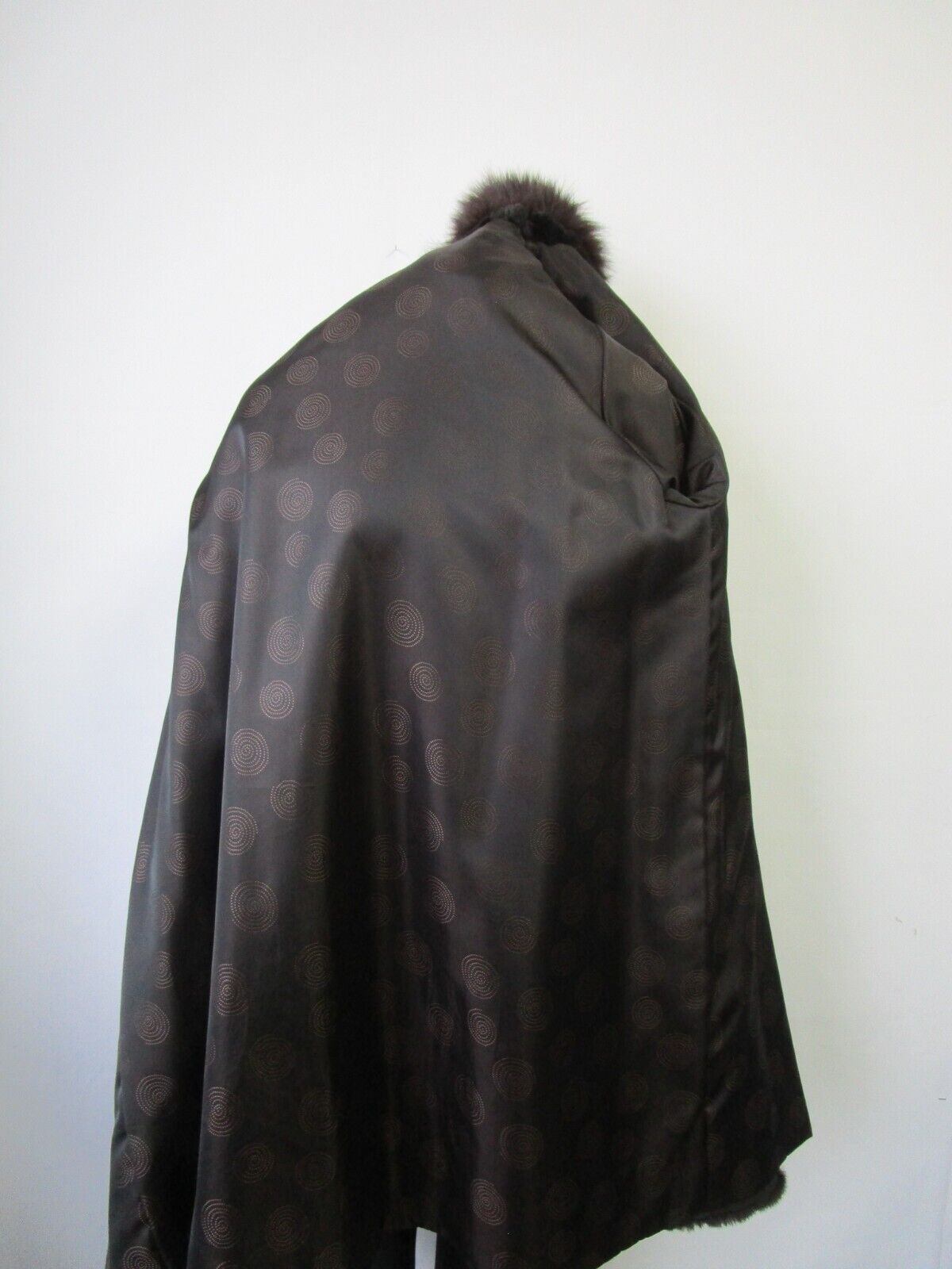 Sheared Raccoon Fox Fur Coat Jacket Women's 8 Superb - Image 7