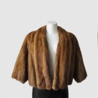 Women's MINT+ Mink Fur Stole Wrap Cape Wedding Bolero WEDDING Woman