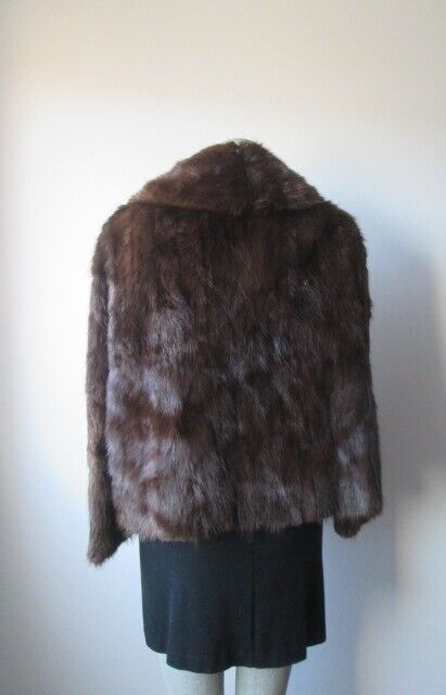 Muskrat Fur Jacket Coat MINT Women's Sz 10 - Image 3