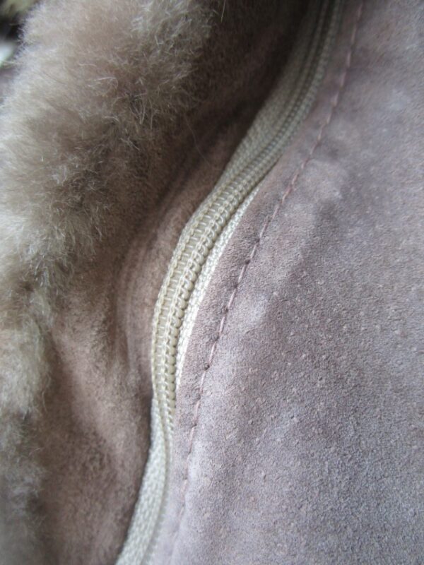 Women's SUPERB Sheared Raccoon Fur Coat Jacket Vest Hood Woman Sz 6 - Image 4