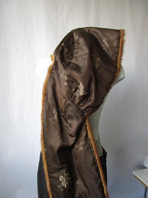 Mink Fur Shawl Stole Wrap Cape Mint Chinese Mink - Image 4