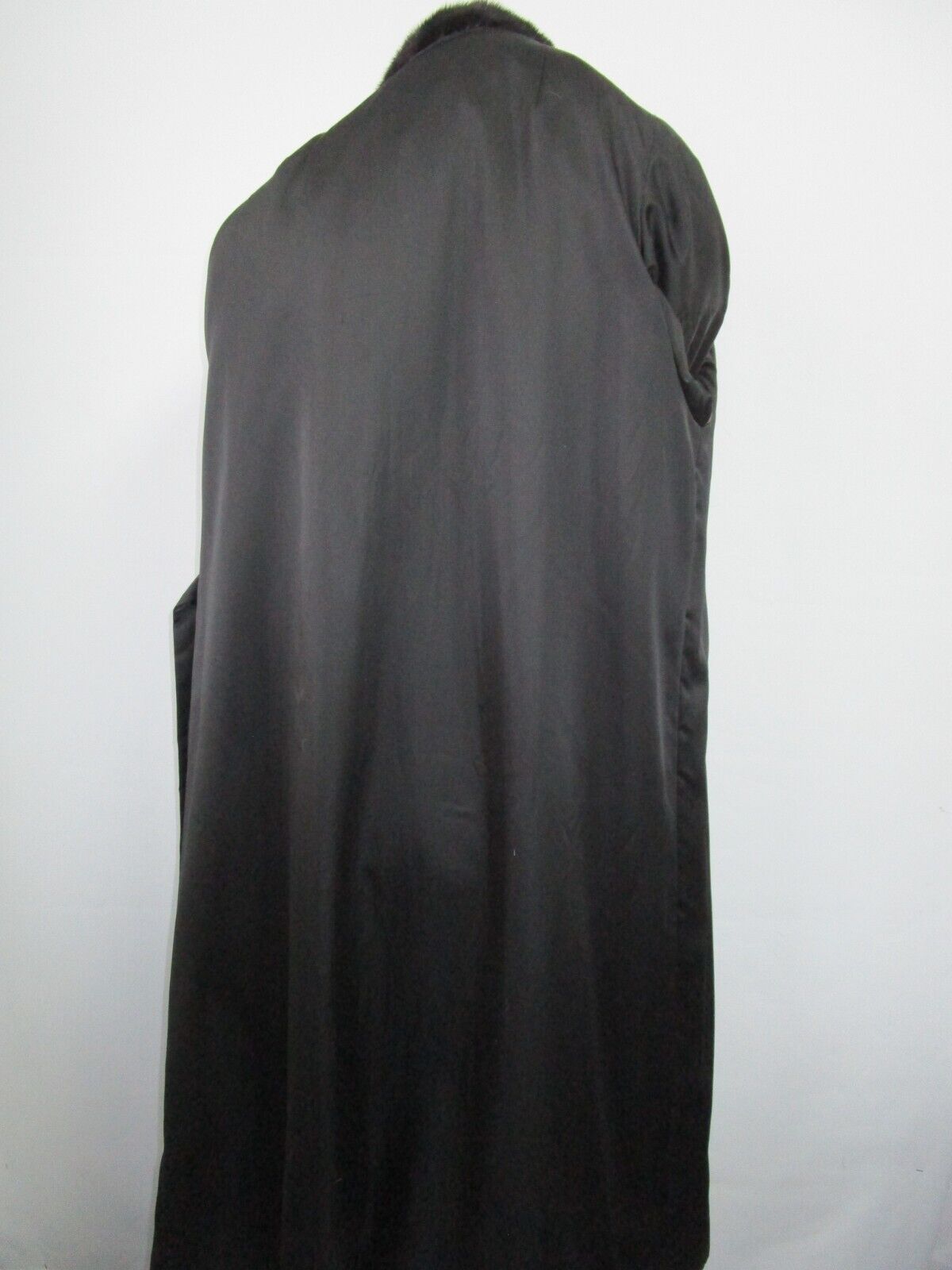 Mink Fur Coat MINT+ Natural Black Women’s 10 - Image 5