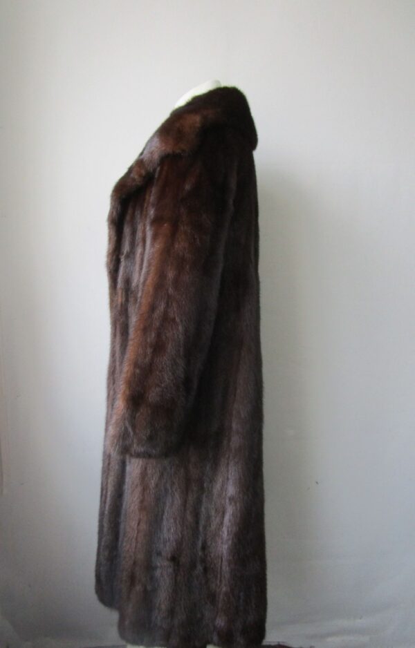 Women's Sz 8 MINT Demi-Buff Canadian Mink Fur Coat Woman - Image 3