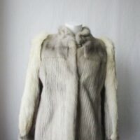 Women's Sz 6 Sapphire Mink Jacket Coat Fox Fur MINT+ SALE!