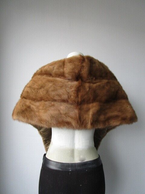 Mink Fur Stole Wrap Cape Wedding MINT - Image 3