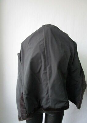 Brown Sheared Mink Fur Coat Jacket Women's 8 New - Image 4