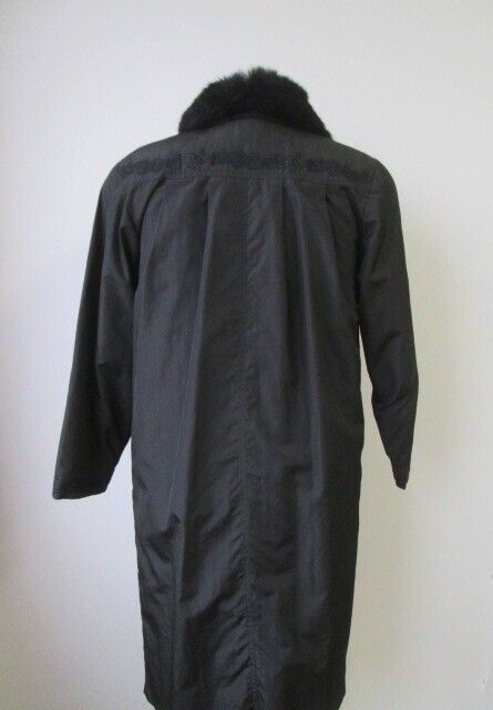 Raincoat Detachable Opossum Fur Vest SUPERB Women's 8 - Image 5