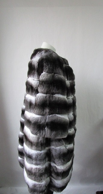 Chinchilla Fur Coat Vest - Image 3