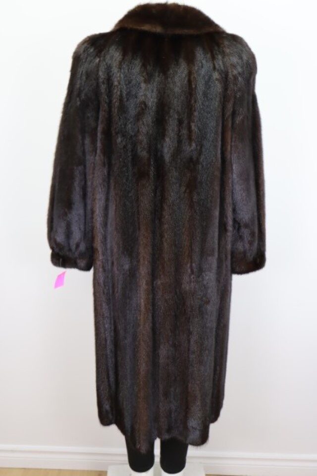 Mink Fur Coat MINT Dark Ranch Women’s 12 - Image 5