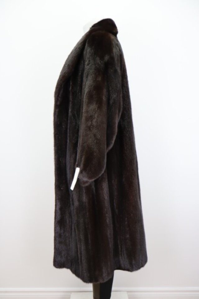 Mink Fur Coat Jacket MINT+ Dark Ranch Women's 8 - Image 3