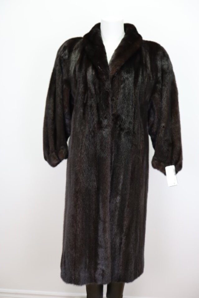 Mink Fur Coat Jacket MINT+ Dark Ranch Women's 8 - Image 2