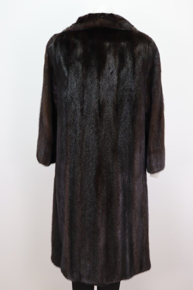 Mink Fur Coat MINT+ Dark Ranch Women's 8 - Image 4