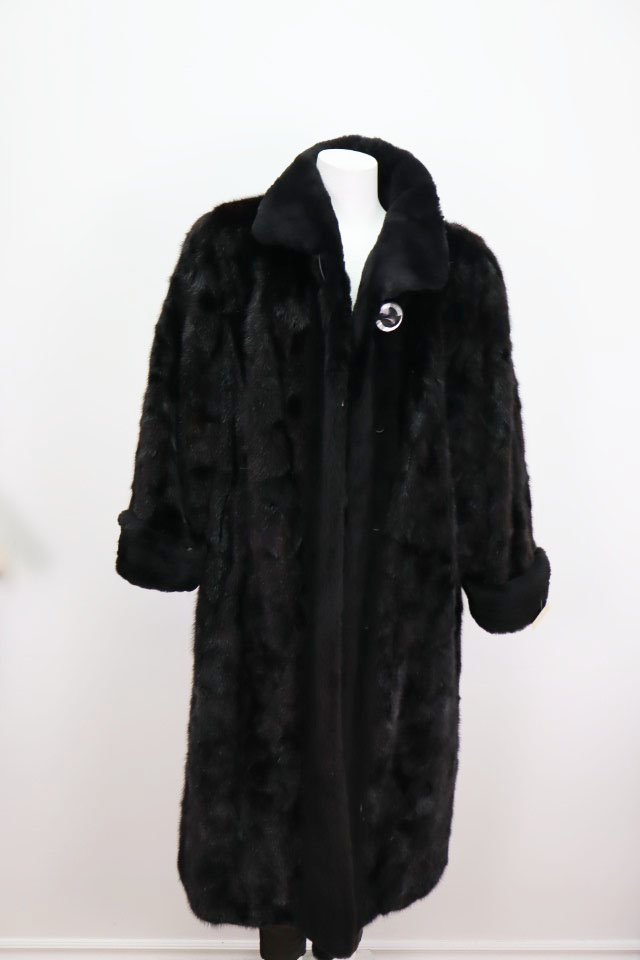 Mink Fur Sheared Beaver Fur Coat Women's 10 MINT+ - Image 2