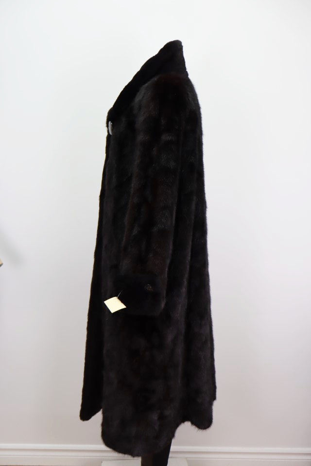 Mink Fur Sheared Beaver Fur Coat Women's 10 MINT+ - Image 4