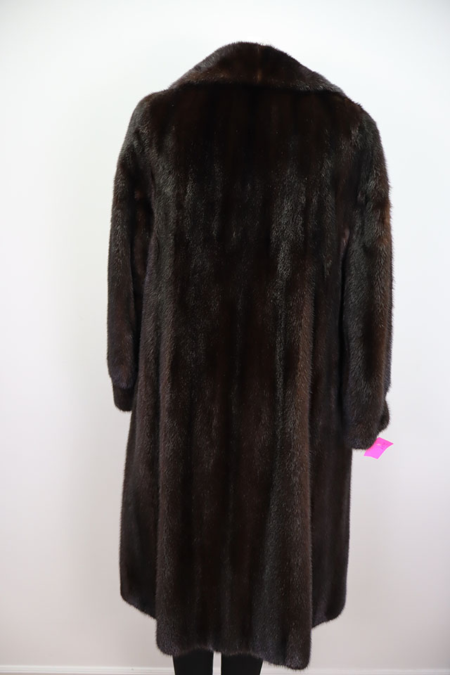 Mink Fur Coat Jacket SUPERB Dark Ranch Women's 8/10 - Image 5