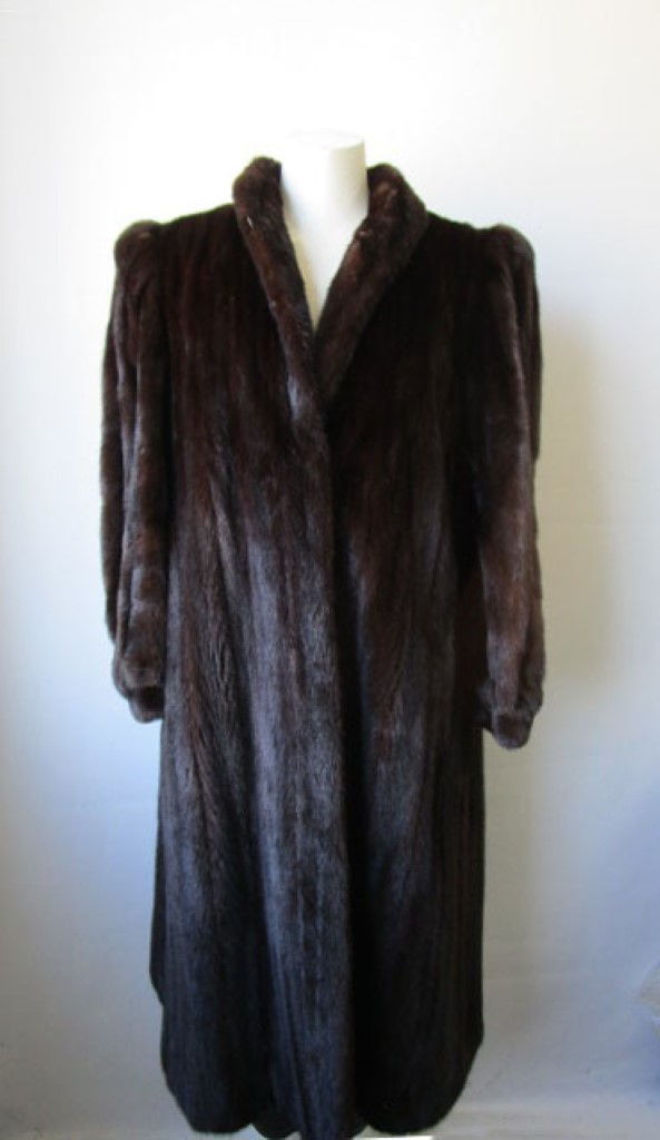 Mink Fur Coat Jacket MINT+ Dark Ranch Women's 10/12 - Image 3