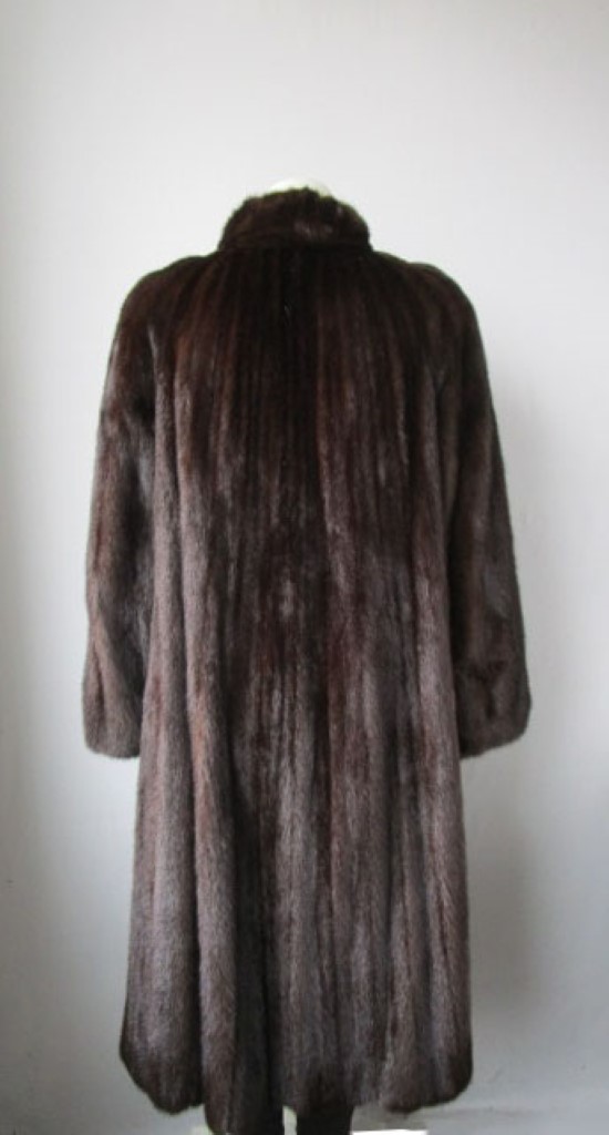 Mink Fur Coat Jacket MINT+ Mahogany Women's 10 - Image 4