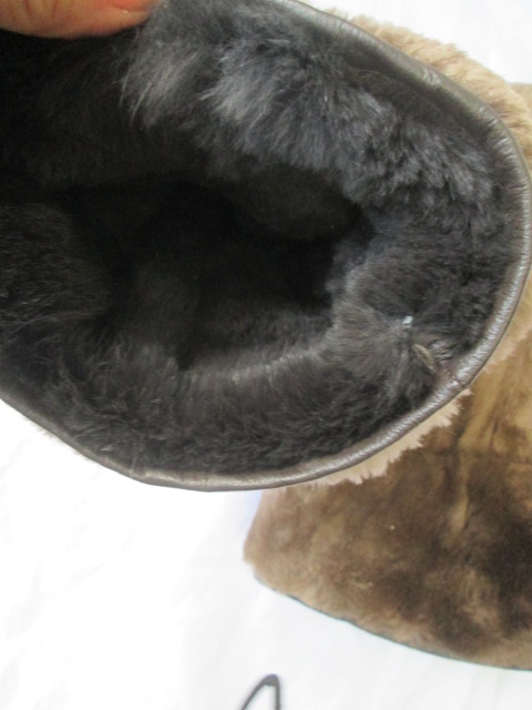 Sheared Beaver Fur Mittens Gloves Unisex New - Image 5
