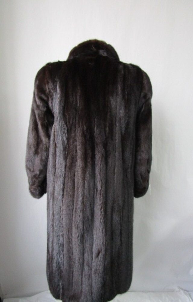 Mink Fur Coat MINT+ FEMALE Dark Ranch Women's 8 - Image 3