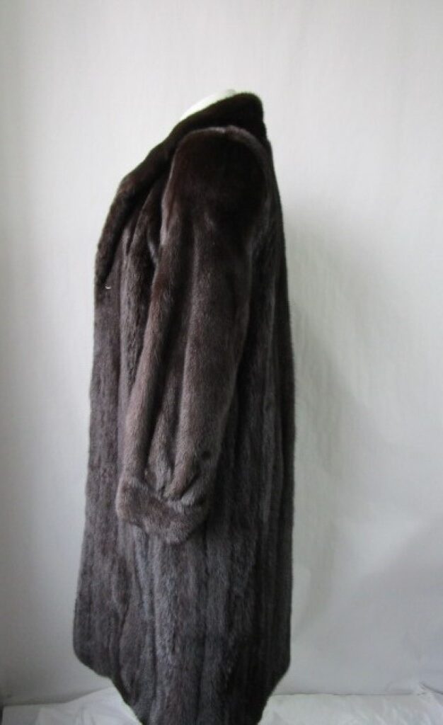 Mink Fur Coat MINT+ FEMALE Dark Ranch Women's 8 - Image 4