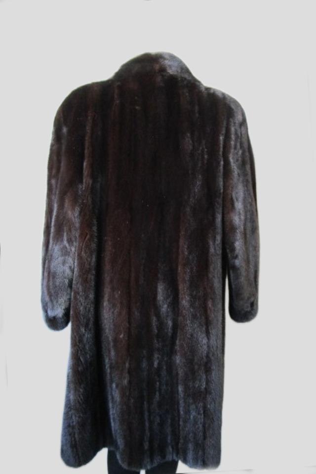 Mink Fur Coat Jacket Mint+ Dark Ranch Women's 10 - Image 2