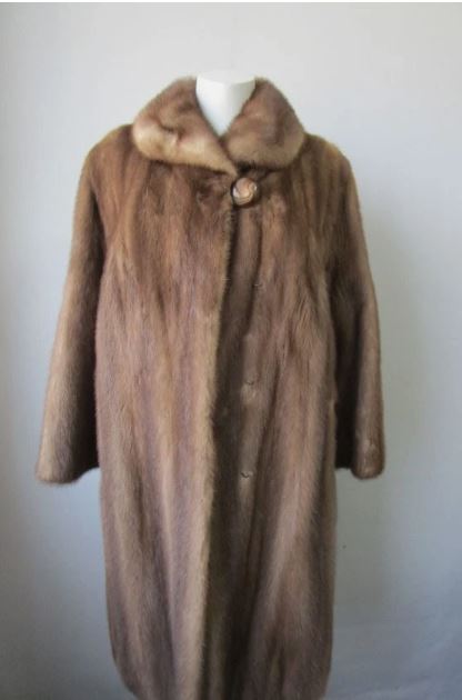 Mink Fur Coat Jacket Superb Sz 14 Natural Pastel - Image 5