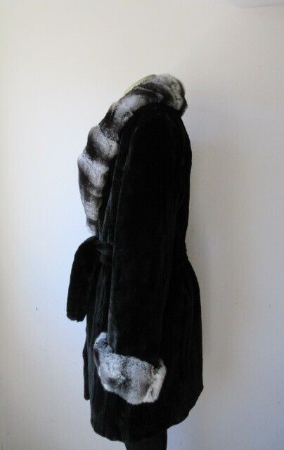 Mink and Chinchilla Fur Coat Jacket - Image 6