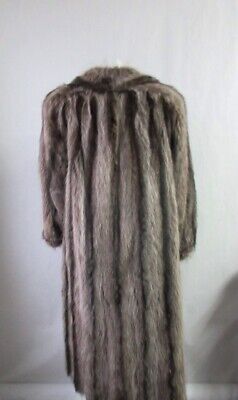 Raccoon Fur Coat Jacket SUPERB Sz 10 Women's - Image 3