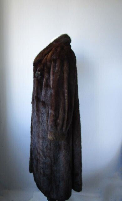 Mink Fur Coat Jacket MINT+ Sz 10 Natural Dark Pastel Ranch - Image 4