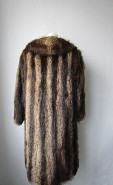 Raccoon Fur Coat Jacket Sz 6 MINT Women's - Image 4
