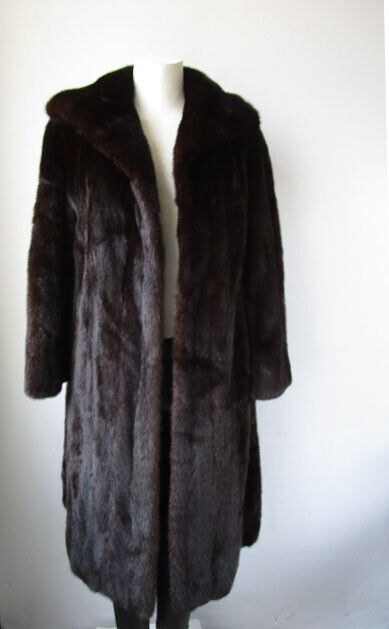 Mink Fur Coat MINT Women's 4/6 Dark Ranch - Image 4
