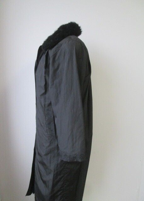 Raincoat Detachable Opossum Fur Vest SUPERB Women's 8 - Image 4