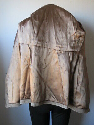 Pastel Mink Fur Coat Jacket Suede SUPERB Women's 4 - Image 4