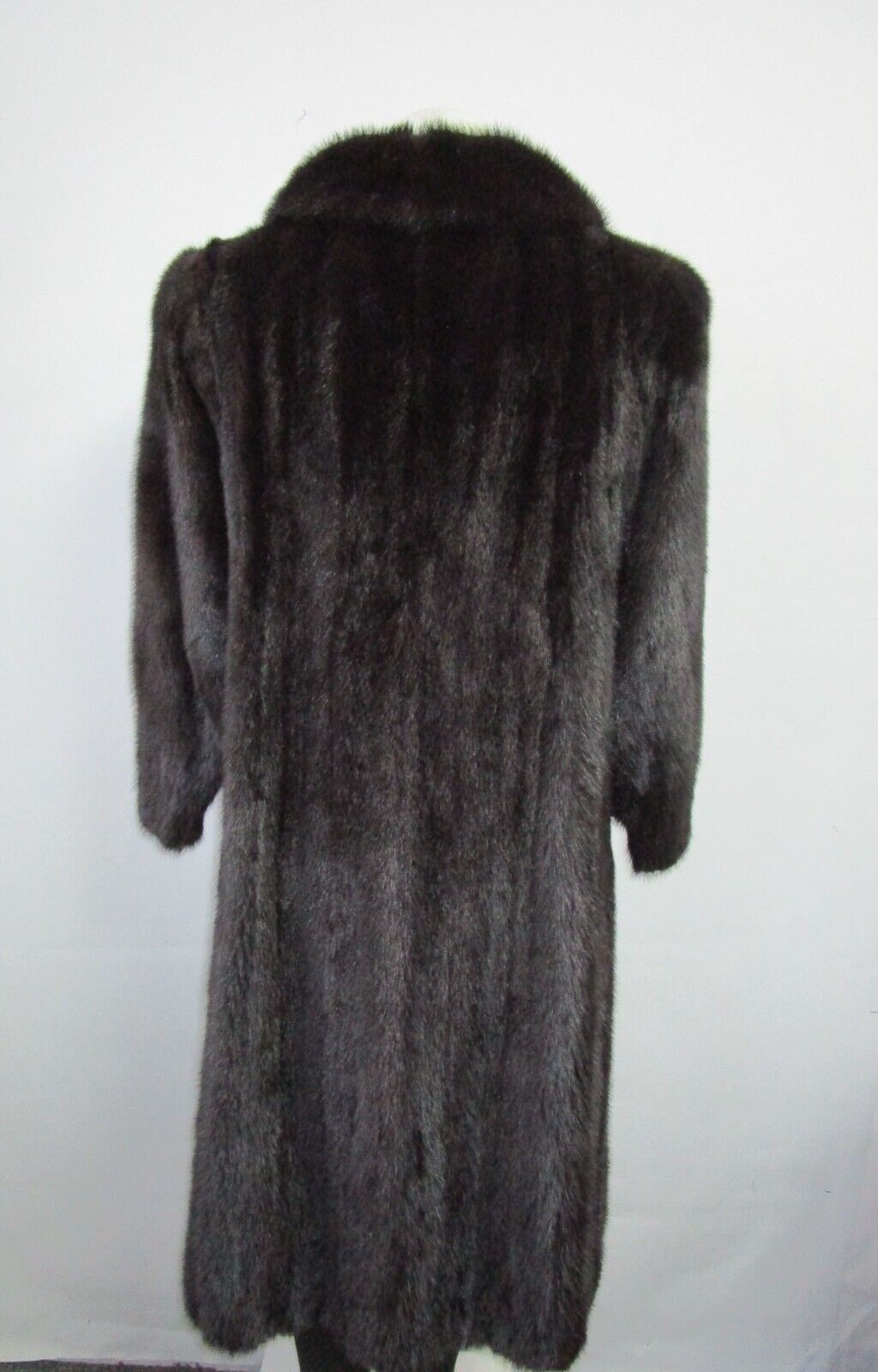 Mink Fur Coat Jacket MINT Women’s Sz 6 Natural Black - Image 3