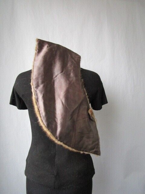 Mink Fur Stole Wrap Cape Collar Wedding MINT - Image 4