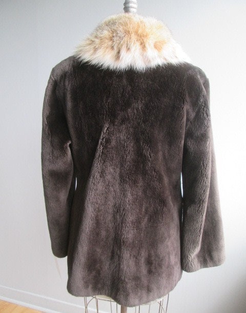 Sheared Beaver Fur Jacket Coat Lynx Fur Women's 6 New - Image 6