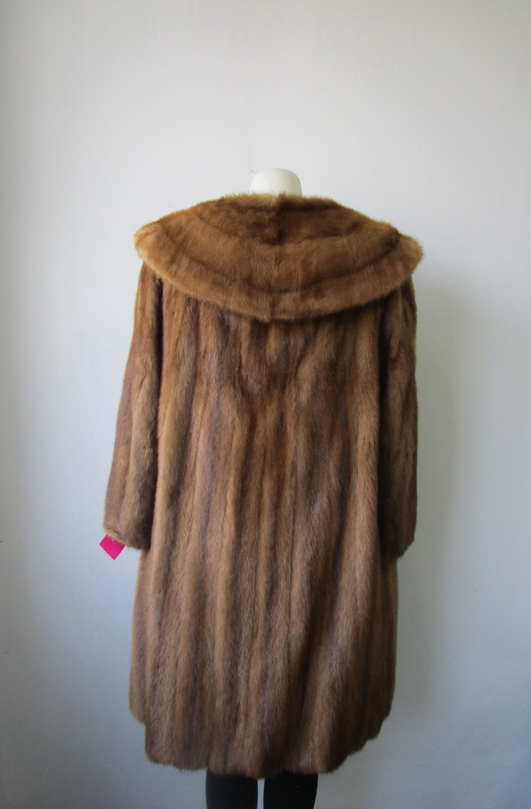Pastel Mink Fur Coat Jacket SUPERB Women's Sz 12 - Image 5
