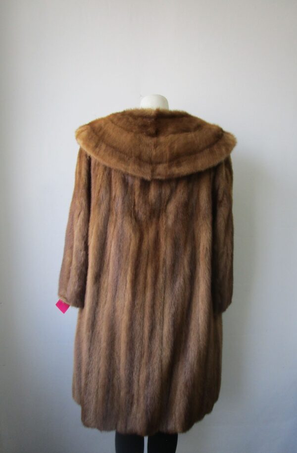Women's Sz 12 Beautiful Mink Fur Coat Jacket SUPERB - Image 5