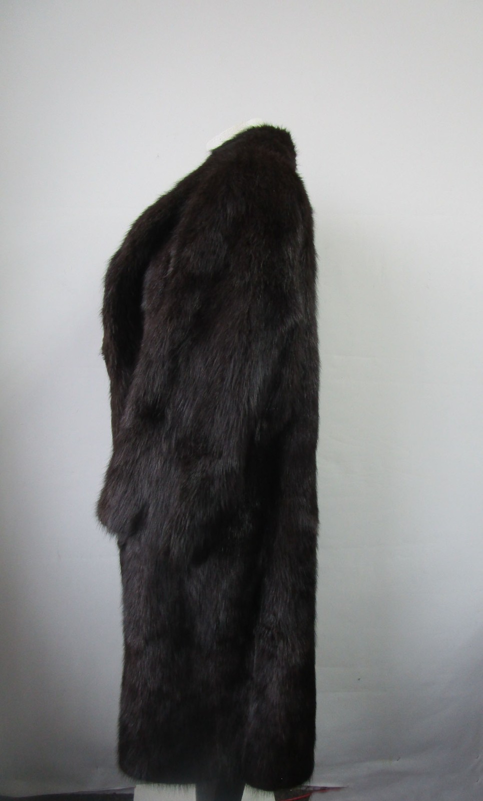 Muskrat Fur Coat Jacket MINT+ Women's 12 Brown - Image 3