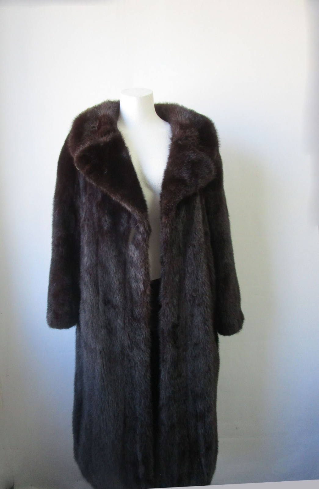 Dark Ranch Mink Fur Coat Jacket MINT+ Women's Sz 10 - Image 2