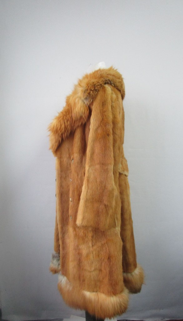 Mink Red Fox Fur Coat MINT+ Women's Petites Sz 2 - Image 5