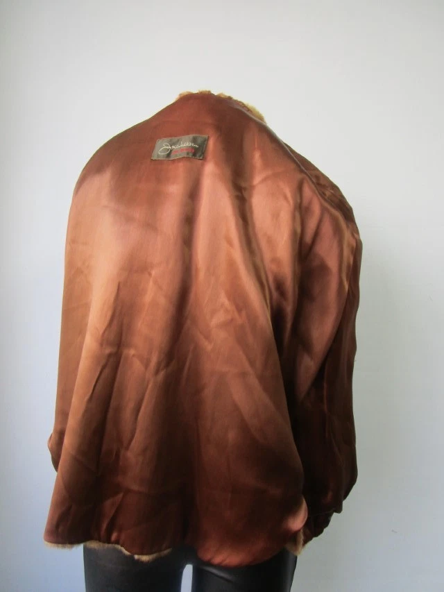 Vintage Russian Ermine Fur Jacket Bolero Cape Mint L - Image 6