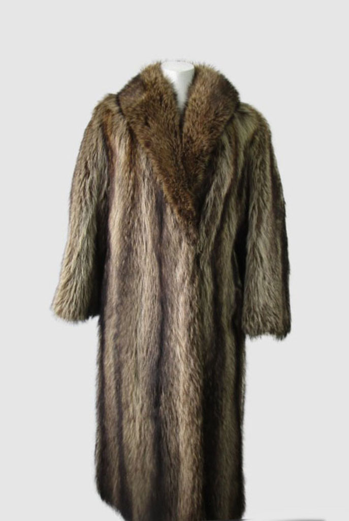 Women's Sz 2/4 Raccoon Fur Jacket Coat VG+ SALE Woman