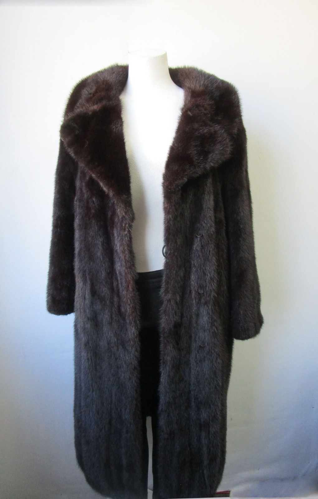 Dark Ranch Mink Fur Coat Jacket MINT+ Women's Sz 10 - Image 3