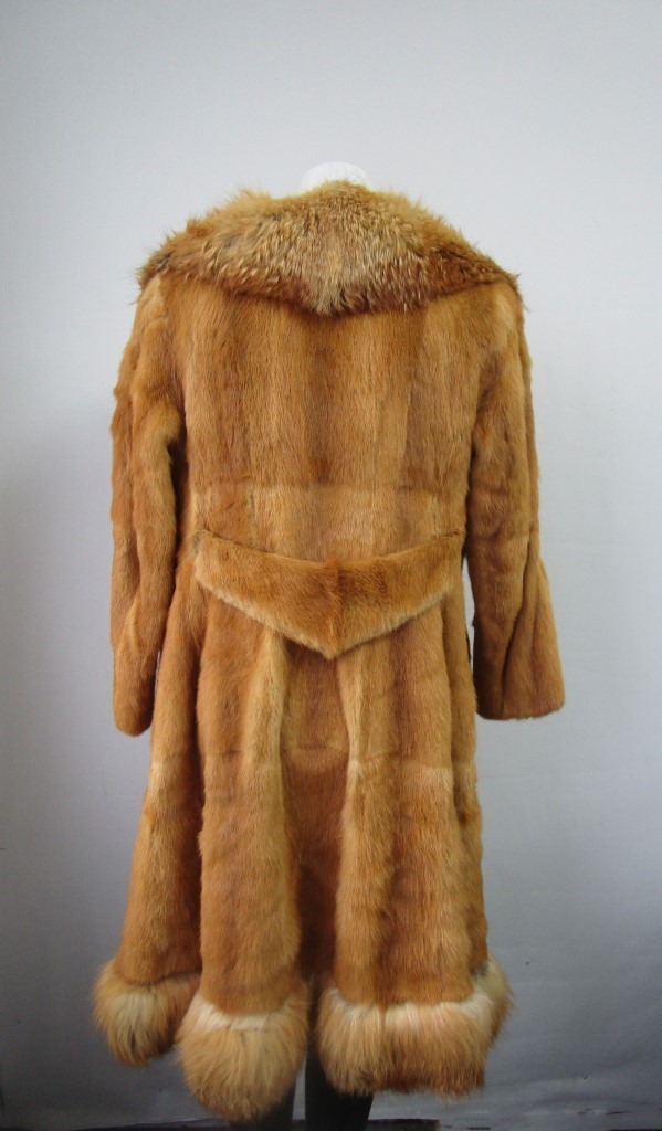 Mink Red Fox Fur Coat MINT+ Women's Petites Sz 2 - Image 4