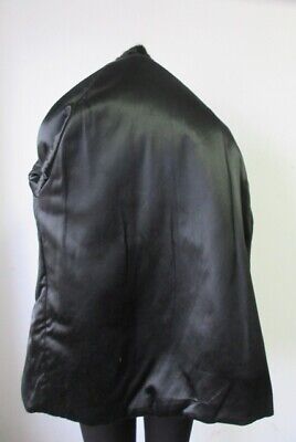 Black Mink Fur Leather Jacket SUPERB Women's 6 - Image 4